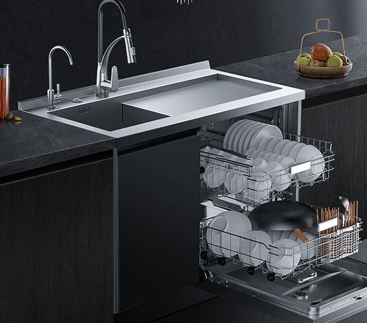 美的集成水槽洗碗机入手实测：洗消烘存一步到位！的第3张示图